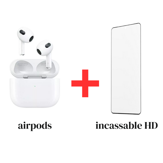 Airpods  + incassable  HD